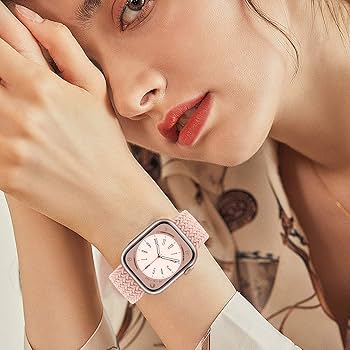 Apple Watch - 41mmケース用ブレイデッドソロループ　ベージュ　5 やっとベージュの新しいブレイデッドソロループが届いた。私の